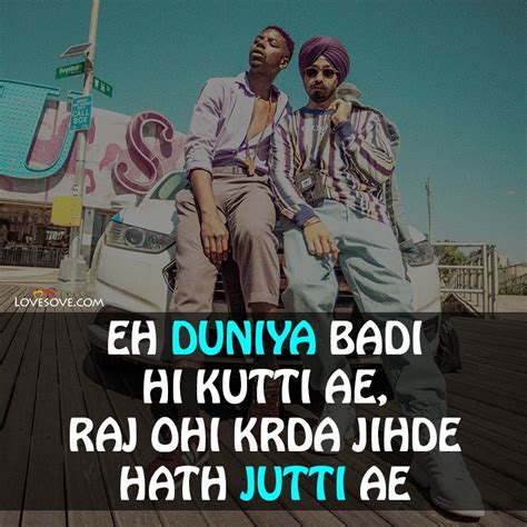 ” “Pind di sohni kudi, Punjabiyan di jaan. . Attitude punjabi song captions for instagram